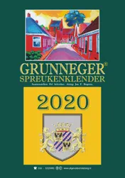Omslag van Grunneger spreukenklender 2020