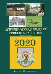 Omslag van Achterhoekse & Liemerse spreukenkalender 2020