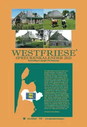 Omslag van Westfriese spreukenkalender 2021