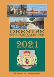 Omslag van Drentse spreukenkalender 2021