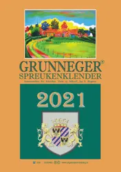 Omslag van Grunneger spreukenklender 2021