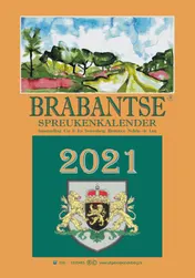 Omslag van Brabantse spreukenkalender 2021