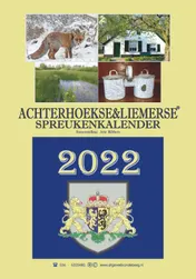 Omslag van Achterhoekse & Liemerse spreukenkalender 2022