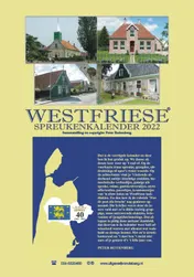 Omslag van Westfriese spreukenkalender 2022