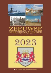 Omslag van Zeeuwse spreukenkalender 2023