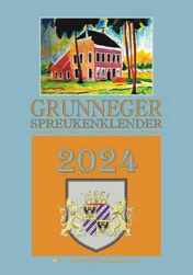Omslag van Grunneger spreukenklender 2024