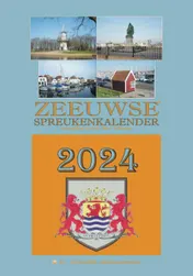 Omslag van Zeeuwse spreukenkalender 2024