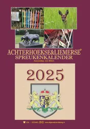 Omslag van Achterhoekse & Liemerse spreukenkalender 2025