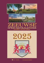 Omslag van Zeeuwse spreukenkalender 2025