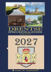 Omslag van Drentse spreukenkalender 2027