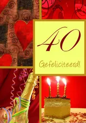 Omslag van 40, gefeliciteerd