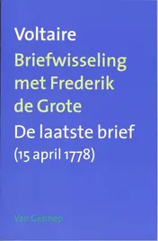 Omslag van Briefwisseling met fredrik de Grote