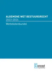 Omslag van Algemene Wet Bestuursrecht 2023-2024