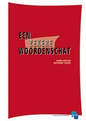 Omslag van Een zekere woordenschat