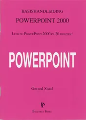 Omslag van Basishandleiding PowerPoint 2000