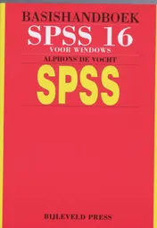 Omslag van Basishandboek SPSS 16 Windows