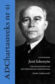 Omslag van Gedenkboek Jenő Sebestyén. Ter gelegenheid van zijn honderdste geboortedag