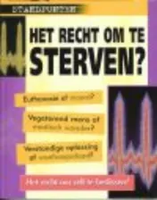Omslag van Het recht om te sterven