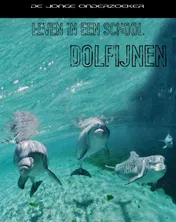 Omslag van leven in een school dolfijnen