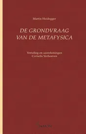 Omslag van De grondvraag van de metafysica