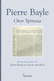 Omslag van Over Spinoza