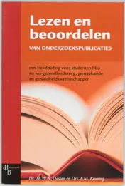Omslag van Lezen en beoordelen van onderzoekspublicaties
