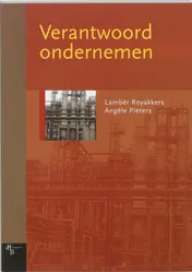 Omslag van Verantwoord ondernemen