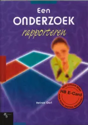 Omslag van Een onderzoek rapporteren