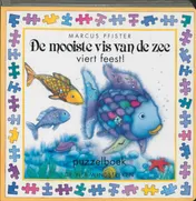 Omslag van puzzelboek de mooiste vis van de zee viert feest!