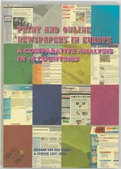 Omslag van Print and online newspapers in Europe