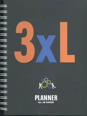 Omslag van 3XL planner