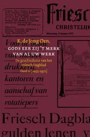 Omslag van Gods eer zij ’t merk van al uw werk