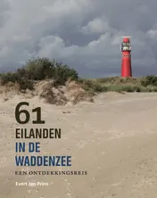 Omslag van 61 eilanden in de Waddenzee
