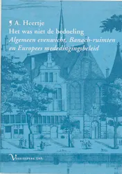 Omslag van Het was niet de bedoeling