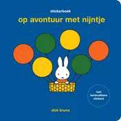 Omslag van stickerboek op avontuur met nijntje
