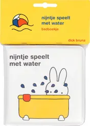 Omslag van nijntje speelt met water