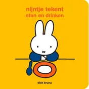 Omslag van Nijntje tekent eten en drinken