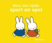 Omslag van set kleurboeken 2x feest en 2x sport en spel