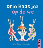 Omslag van Drie haasjes op de wc