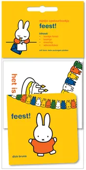 Omslag van nijntje opstuurboekje, feest!