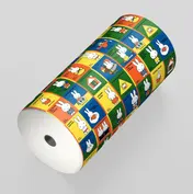 Omslag van nijntje inpakpapier