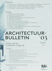 Omslag van 03 essays on the designed environment