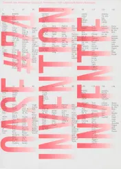 Omslag van 74 Architectuur en inventie / Architecture and Invention