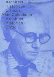 Omslag van Alan Colquhoun