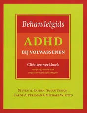 Omslag van Behandelgids ADHD bij volwassenen, clientenwerkboek