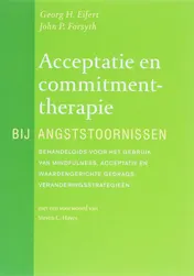 Omslag van Acceptatie en commitmenttherapie bij angststoornissen