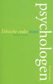 Omslag van Ethische codes voor psychologen