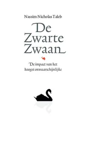 Omslag van De zwarte zwaan