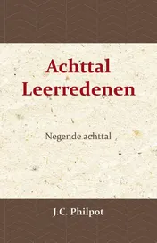 Omslag van Negende Achttal Leerredenen