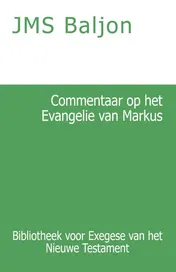 Omslag van Commentaar op het Evangelie van Markus